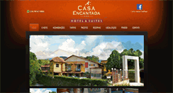 Desktop Screenshot of hotelcasaencantada.com.br