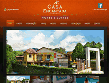 Tablet Screenshot of hotelcasaencantada.com.br